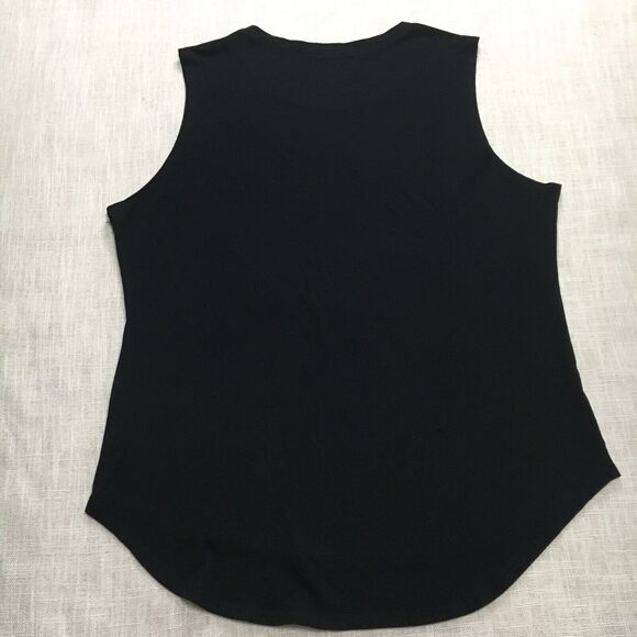DISNEY | Peter Pan Girls Muscle Tank Top Size XL Black & Yellow Curved Hem Summe - Picture 4 of 9